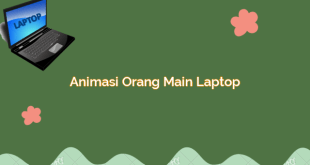 Animasi Orang Main Laptop