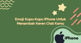 Emoji Kupu-Kupu iPhone Untuk Menambah Keren Chat Kamu