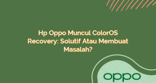 Hp Oppo Muncul ColorOS Recovery: Solutif Atau Membuat Masalah?