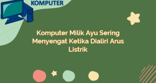 Komputer Milik Ayu Sering Menyengat Ketika Dialiri Arus Listrik